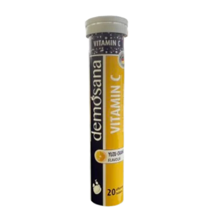 12 tubes x Demosana Vitamin C - Yuzu Orange flavour 82g