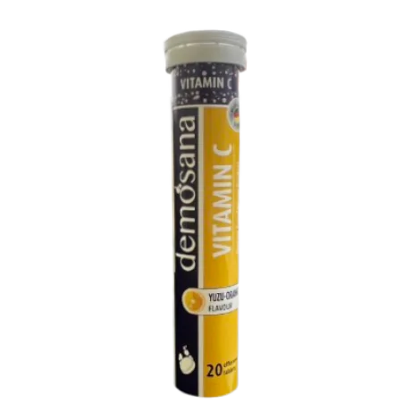 12 tubes x Demosana Vitamin C - Yuzu Orange flavour 82g