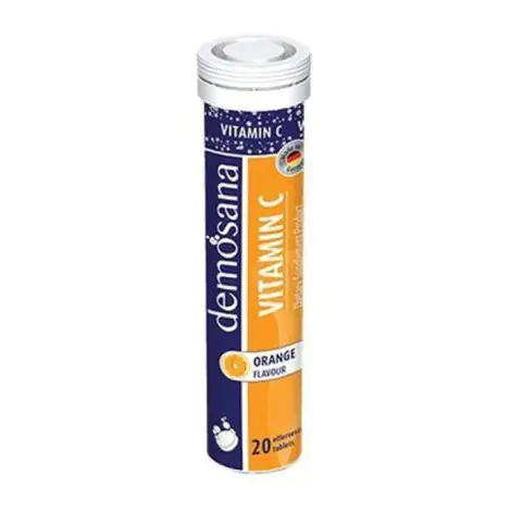 12 tubes x Demosana Vitamin C - Orange flavour 82g