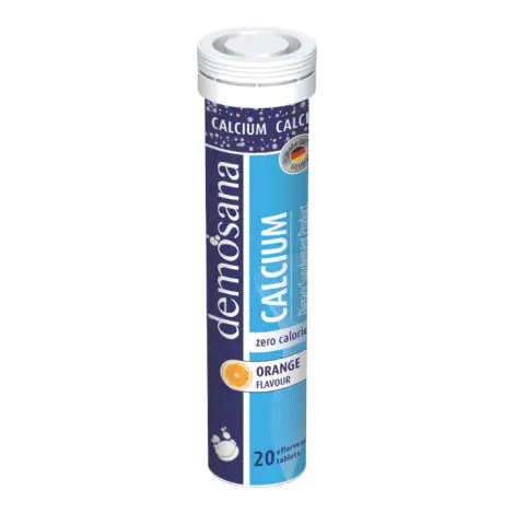 12 tubes x Demosana Calcium - Orange flavour 82g