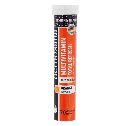 12 tubes x Demosana Multivitamin - Orange flavour 82g