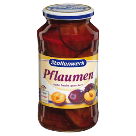 12 jars x Plums (Pflaumen) 680g