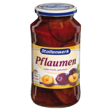 12 jars x Plums (Pflaumen) 680g