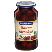 12 jars x Sour Cherries (Schattenmorellen) 670g