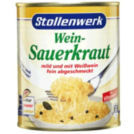 12 cans x Wine Cabbage (Wein Sauerkraut) 810g