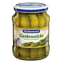 12 jars x Dill Pickled Gherkin (Dill Gewürzgurken) 670g