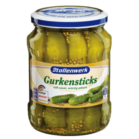 12 jars x Dill Pickled Gherkin (Dill Gewürzgurken) 670g