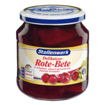 12 jars x BEETROOT (Delikatess Rote Bete) 670g