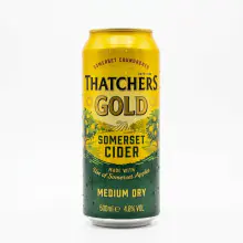 24 x Thatchers Gold Cider - 500ml cans (4.8%)
